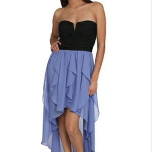 Blue Arden B Bustier High Low Dress